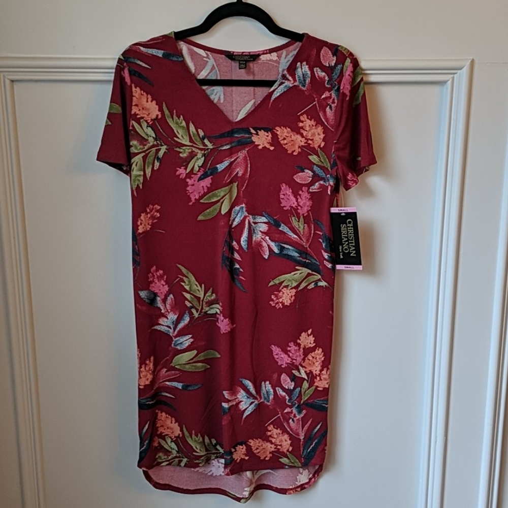 NWT Christian Siriano High Low SS Dress Small